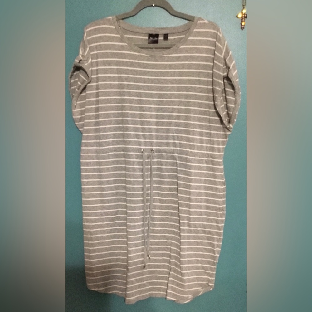 Rafaella short sleeve drawstring waist dress size XL